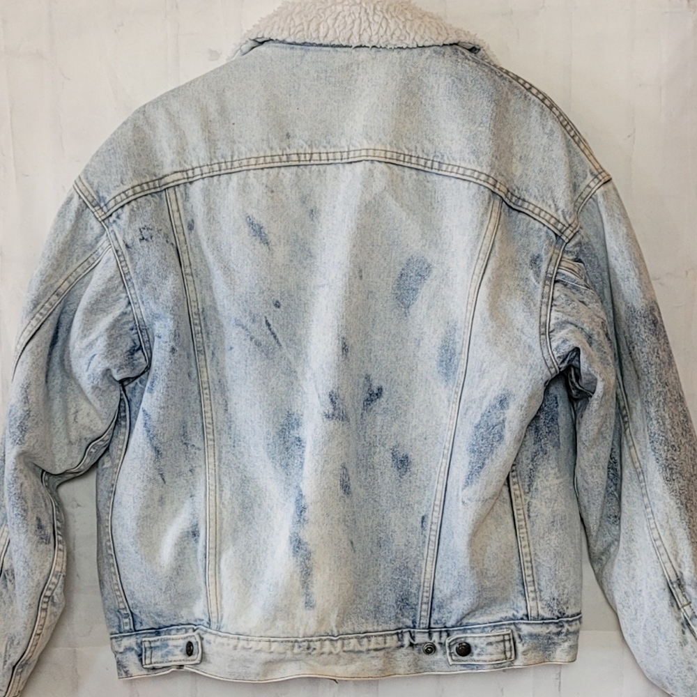 VINTAGE Levi's Sherpa Lined Jacket - Picture 4 of 12